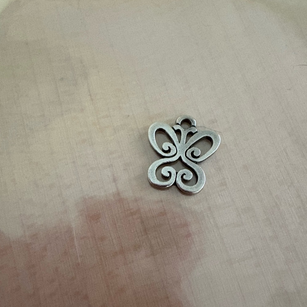 Silver James Avery Spring Butterfly Charm u